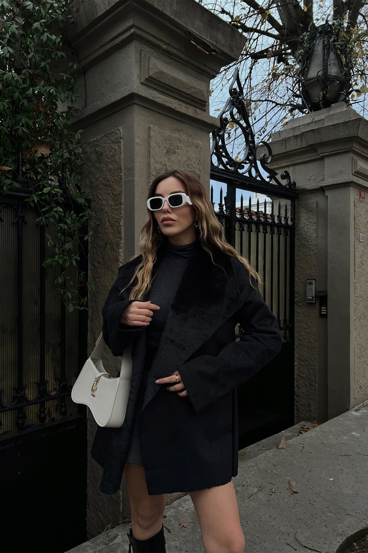 Siyah Suet Kaban ATE2994 - EYYO