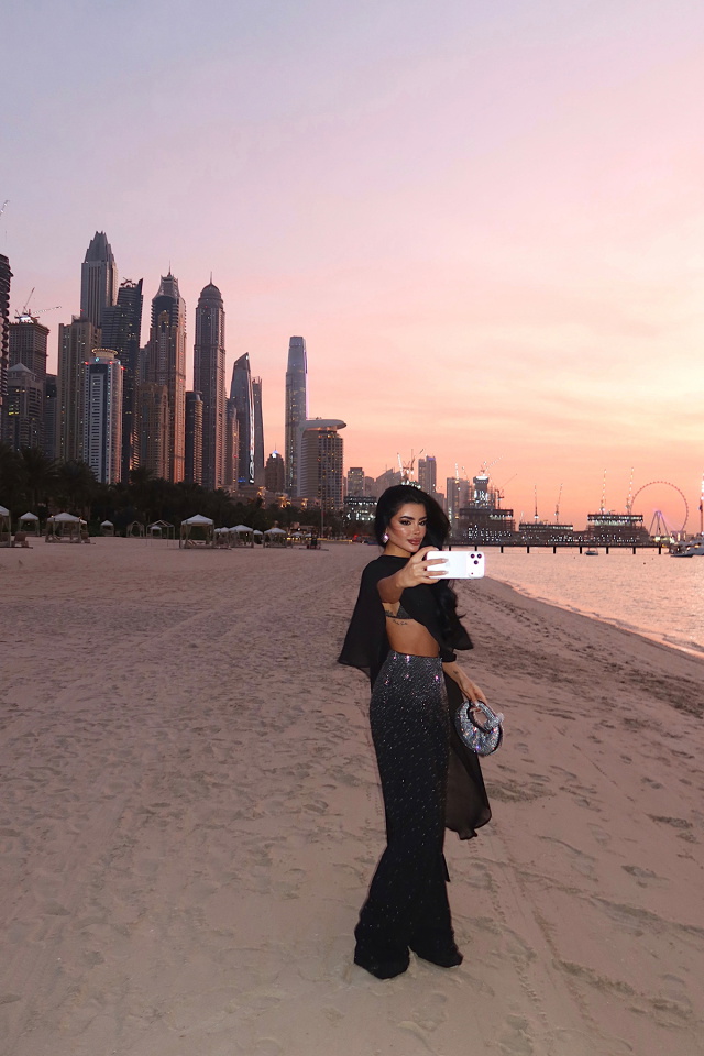 Siyah Shynix Taşlı Pantolon ATE-4659 - 6