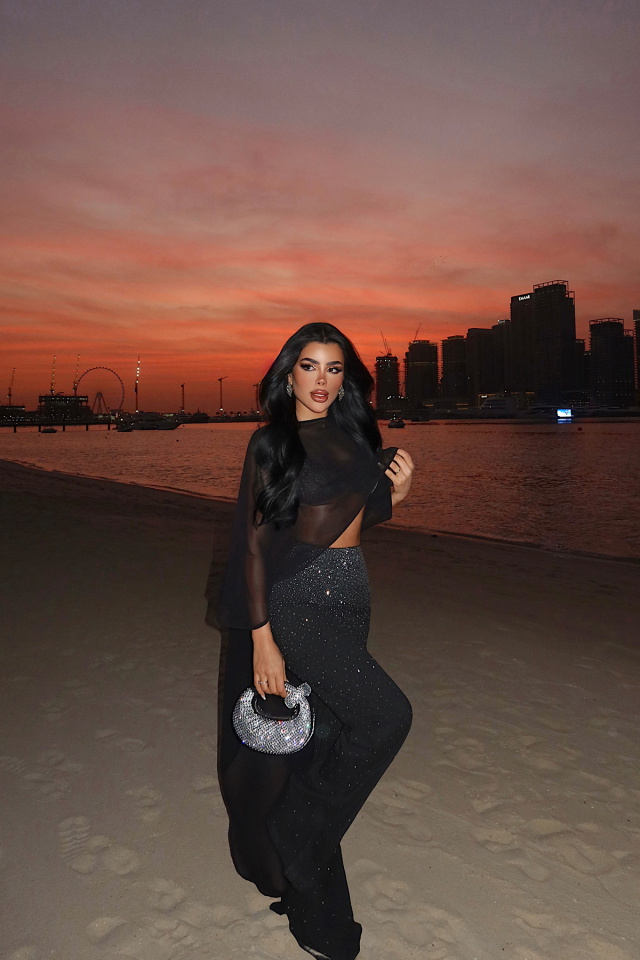 Siyah Shynix Taşlı Pantolon