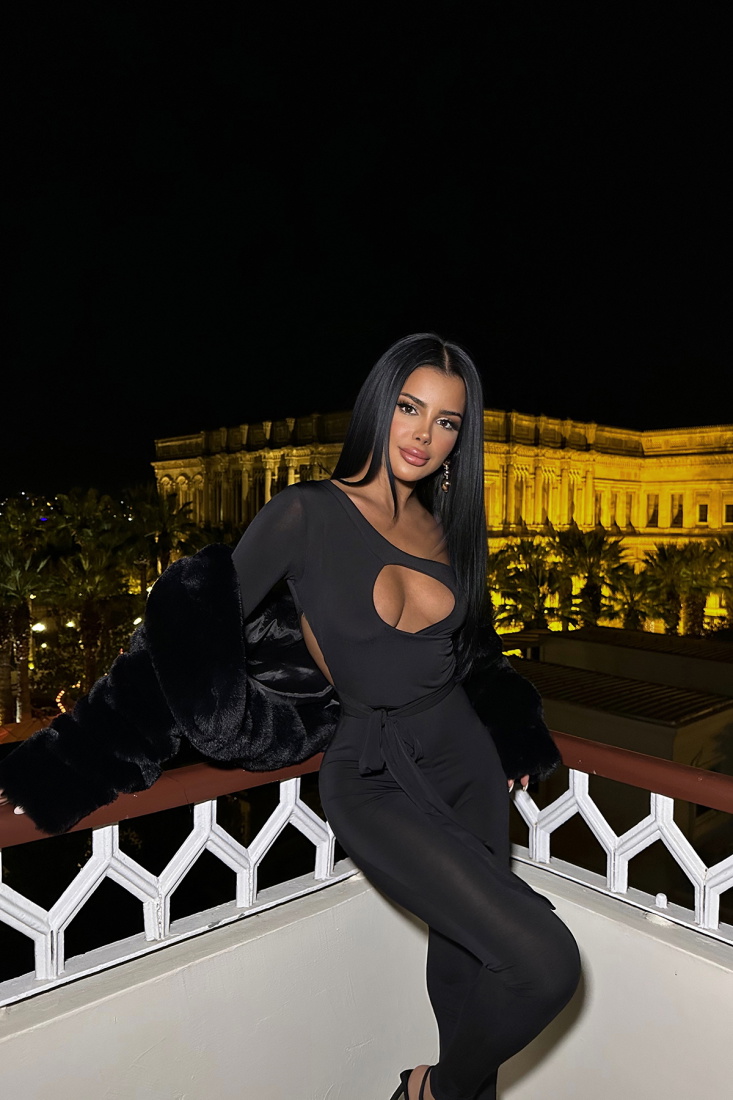 Siyah Tek Kol Tulum ATE8705 - ANGEL