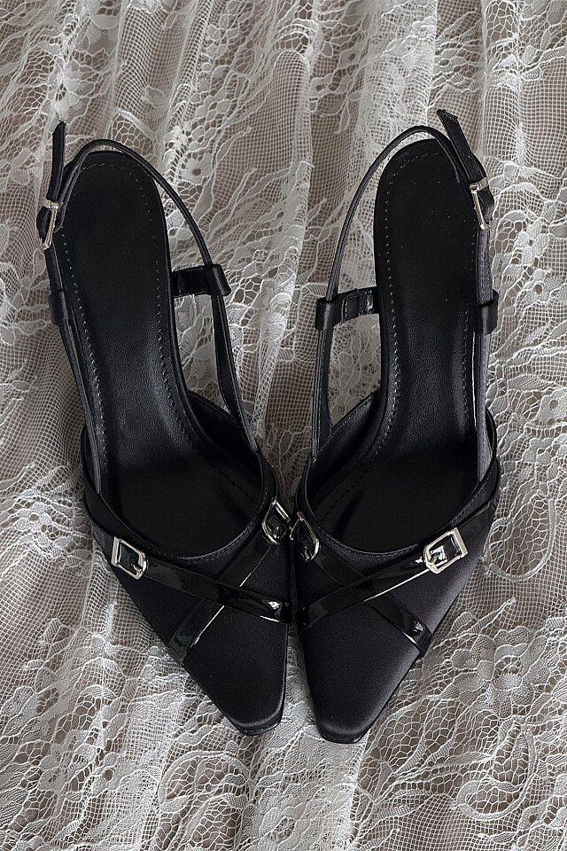 Siyah Cillaki Stiletto ATE-2731 - 4