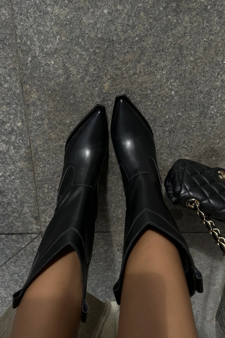 Siyah Topuklu Bot ATEL8042 - GÜNER