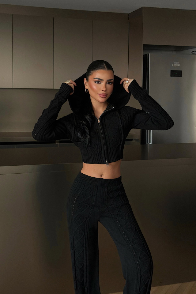 Siyah Ruvina Triko Takım ATE-4507 - 2