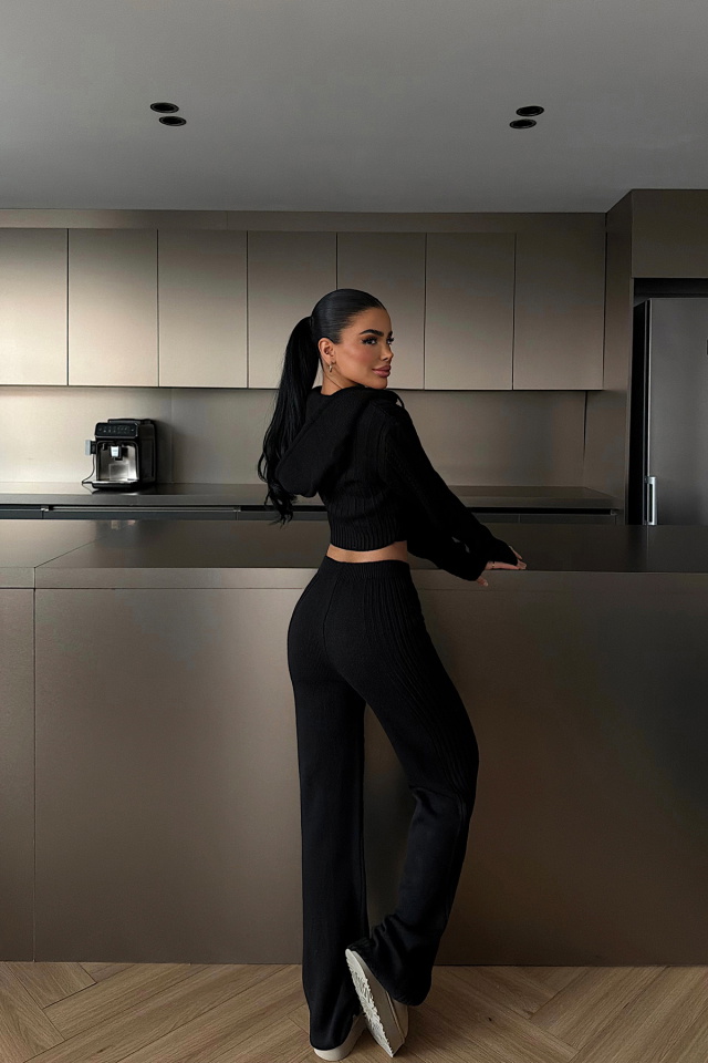 Siyah Ruvina Triko Takım ATE-4507 - 4