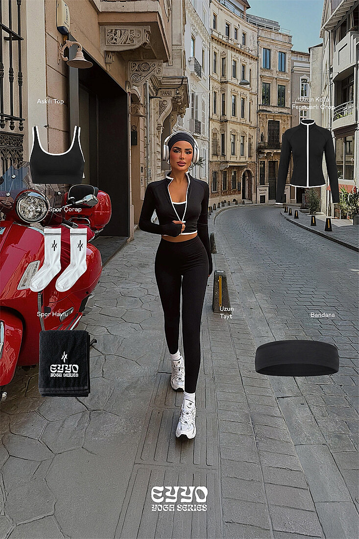 Siyah Velocity 6 Lı Yoga Set