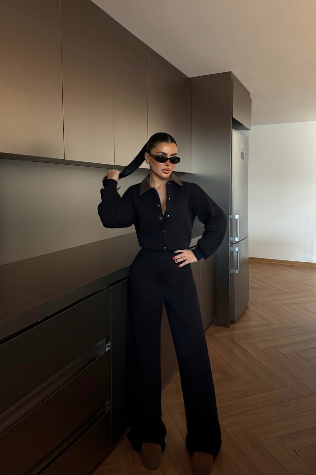 Siyah Boots Şordonlu Tulum ATE-4361 - 1