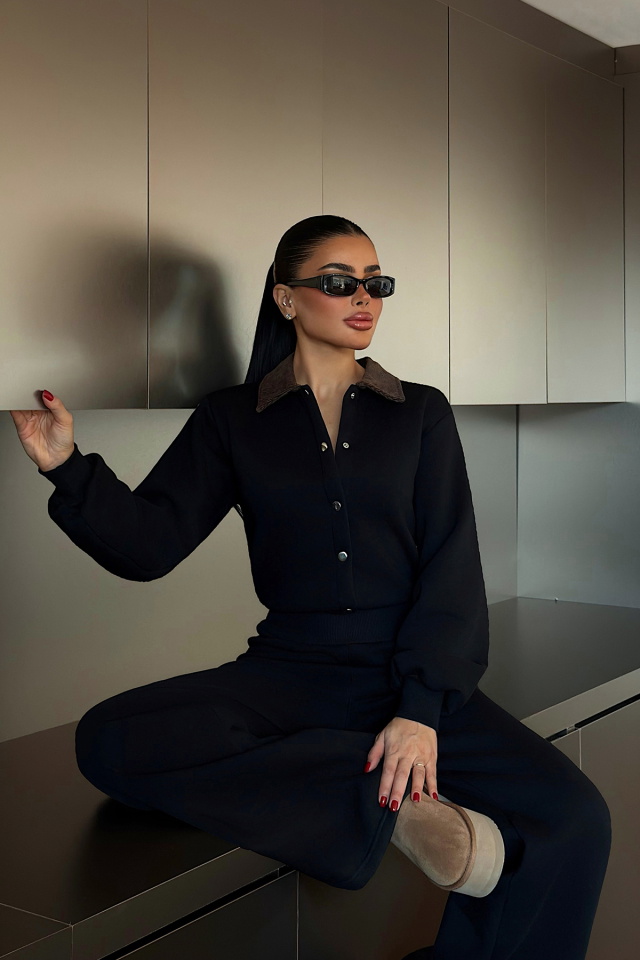 Siyah Boots Şordonlu Tulum ATE-4361 - 3