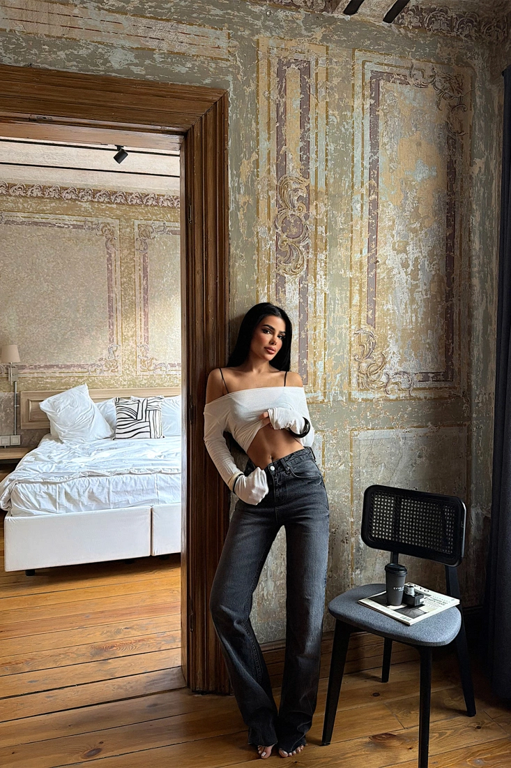 Yüksek Bel Jean ATE-5142 - EYYO