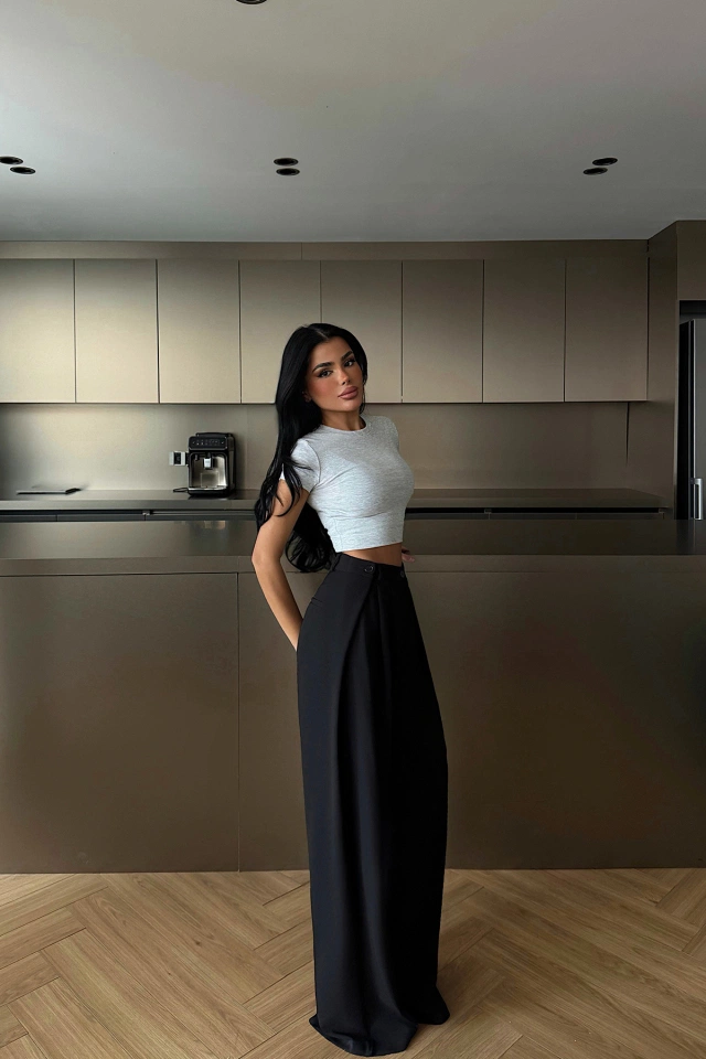 Siyah Dodge Pantolon ATE-2082 - 2