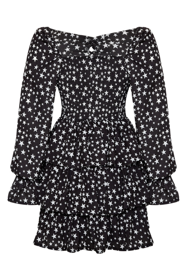 Star Pattern Heart Collar Dress HP1 - 4