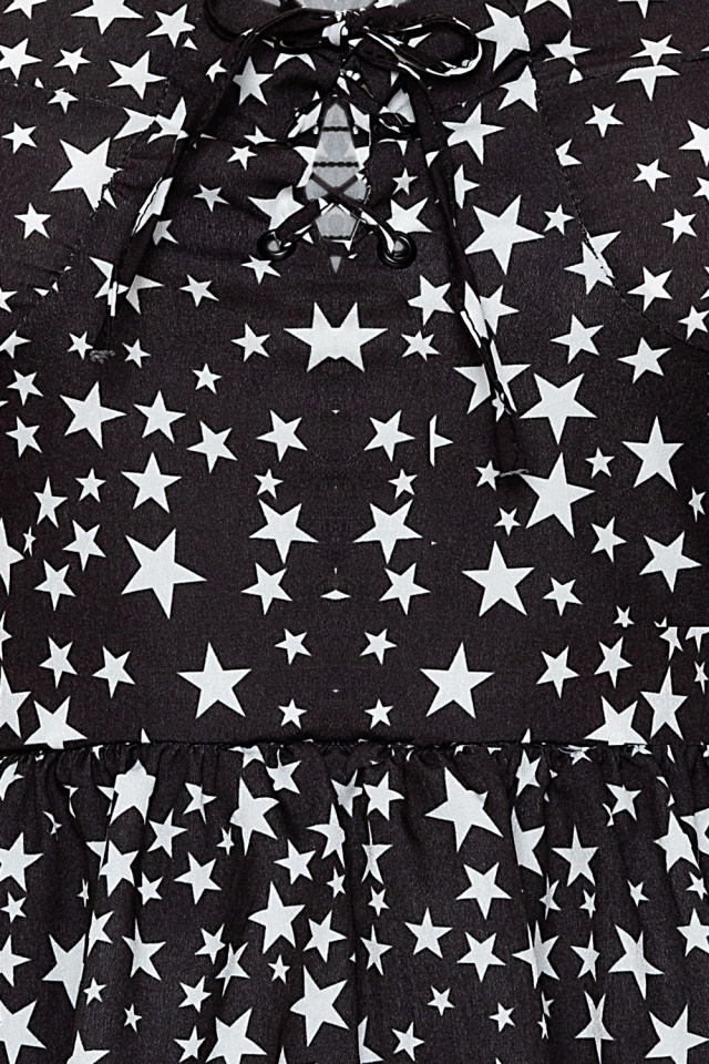 Star Pattern Heart Collar Dress HP1 - 8