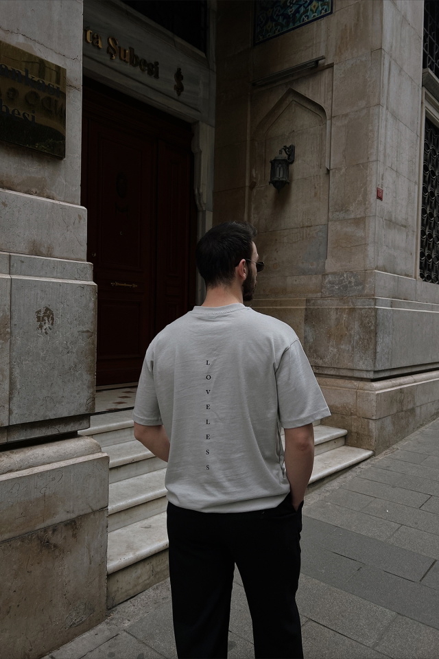Stone Color Loveless T-shirt ATE4294 - 3