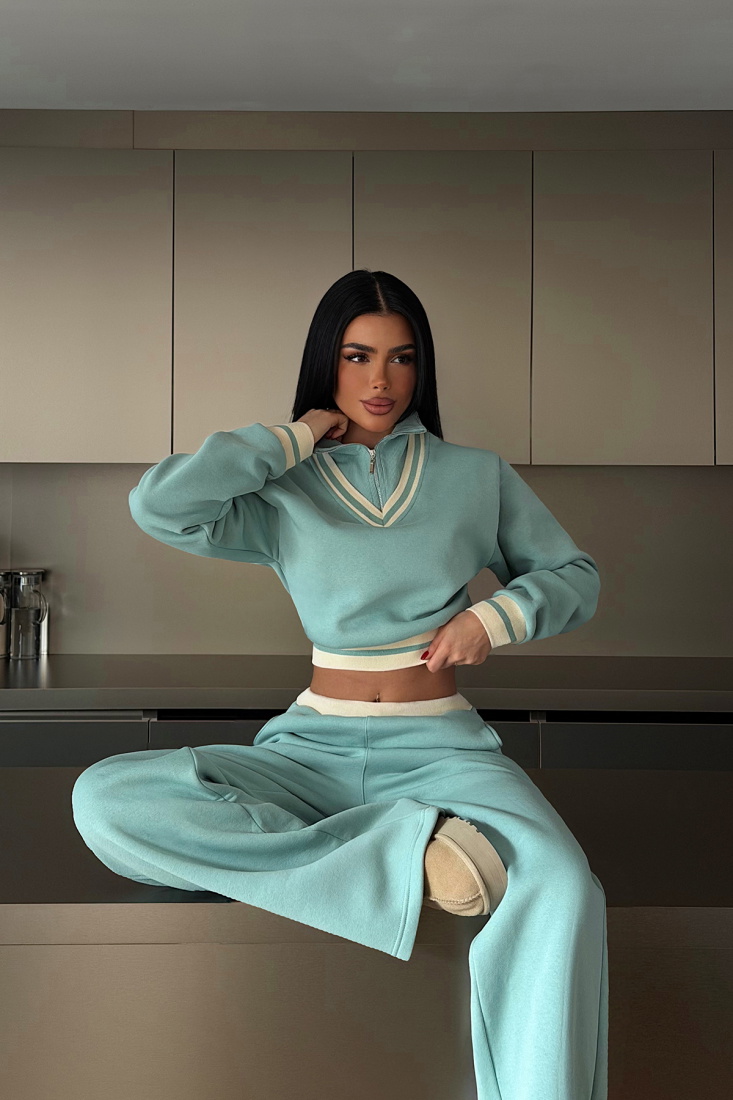 Su Yeşili Sonora Eşofman Takımı ATE-4357 - EYYO