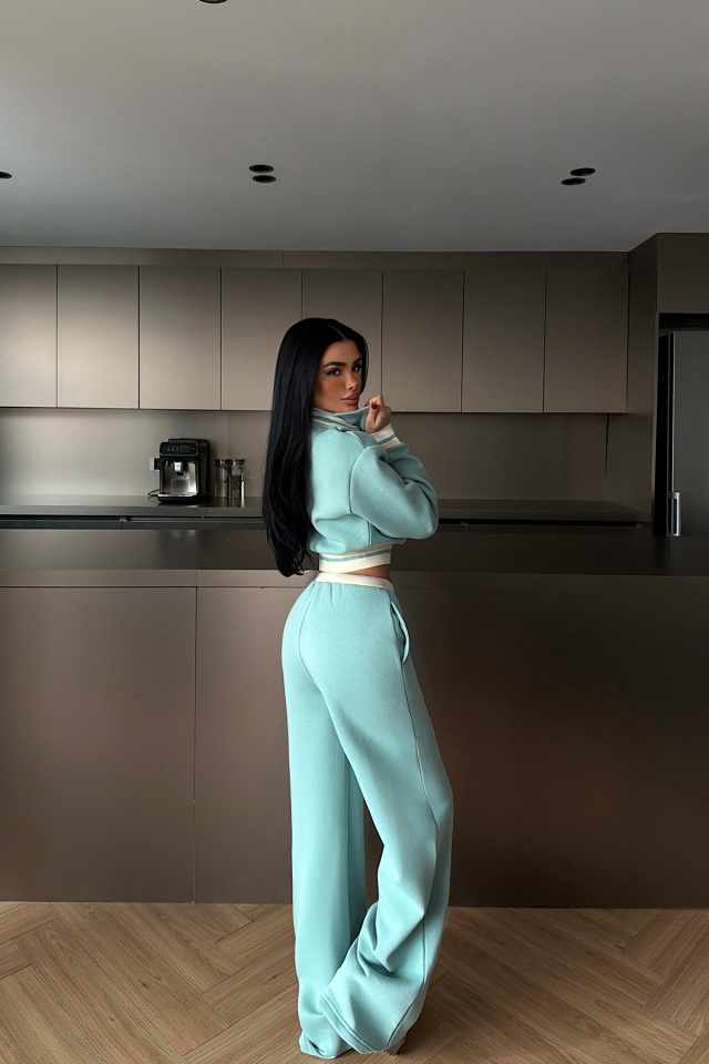 Su Yeşili Sonora Eşofman Takımı ATE-4357 - 4