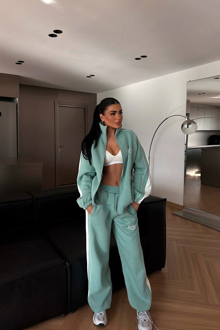 Su Yeşili Gionna Eşofman Takımı ATE-4347 - EYYO