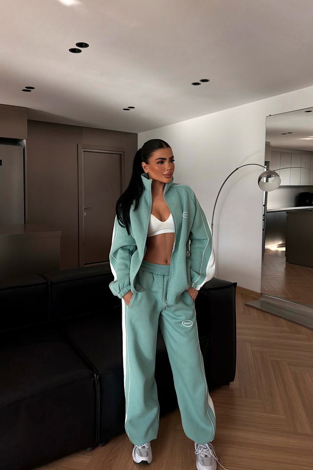 Su Yeşili Gionna Eşofman Takımı ATE-4347 