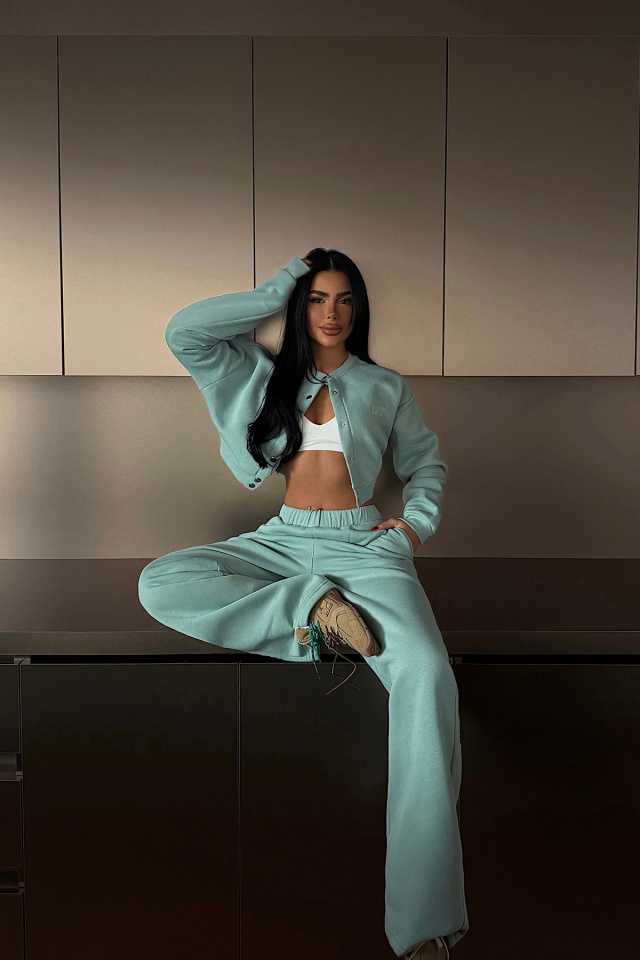 Su Yeşili Lotee Eşofman Takım ATE-4311 