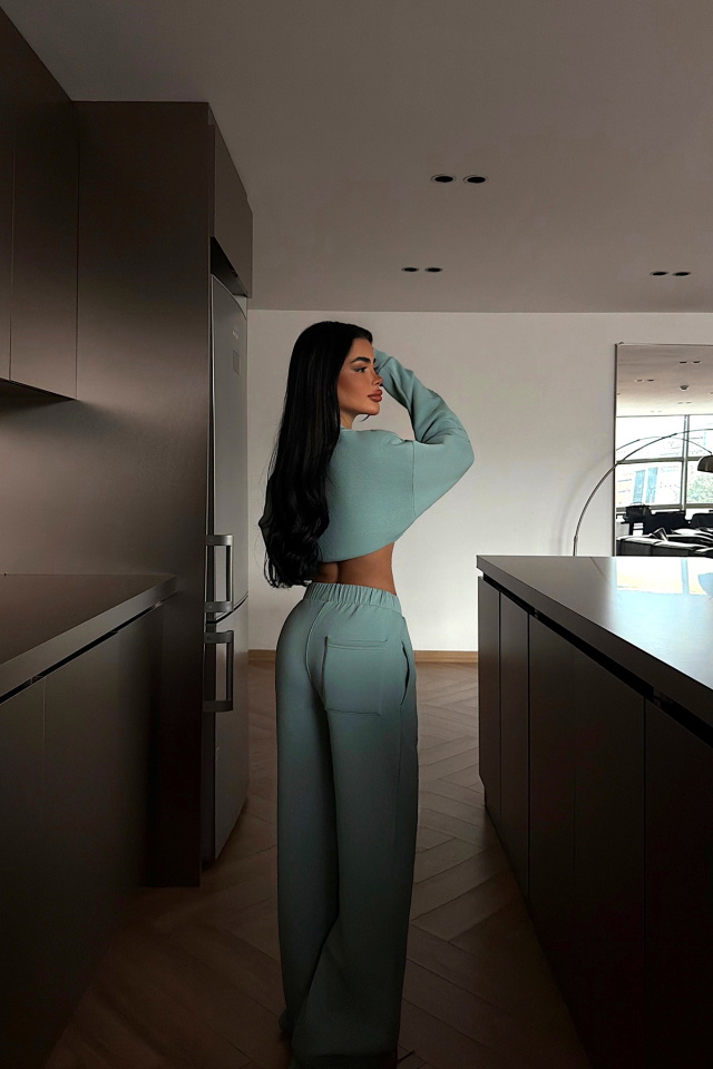 Su Yeşili Lotee Eşofman Takım ATE-4311 - 4