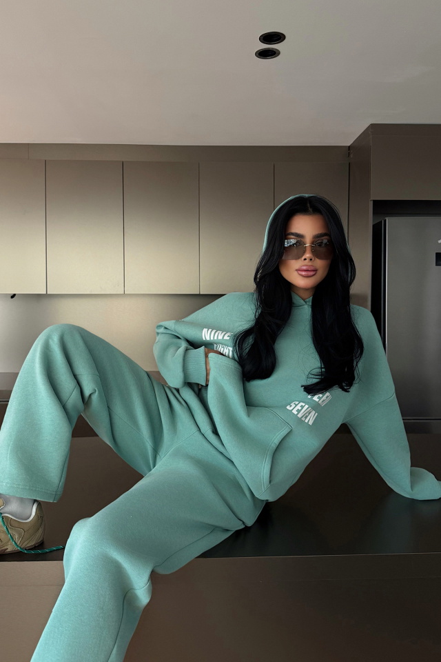 Su Yeşili Darcey Eşofman Takım ATE-3713 - 4