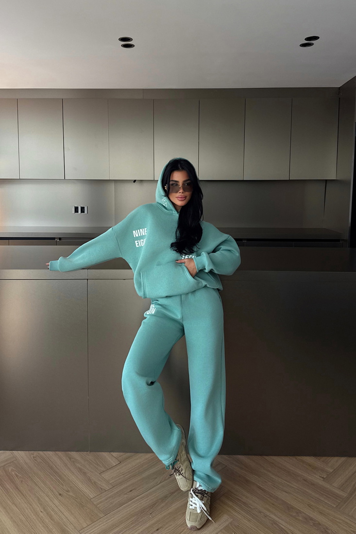 Su Yeşili Darcey Eşofman Takım ATE-3713 - EYYO