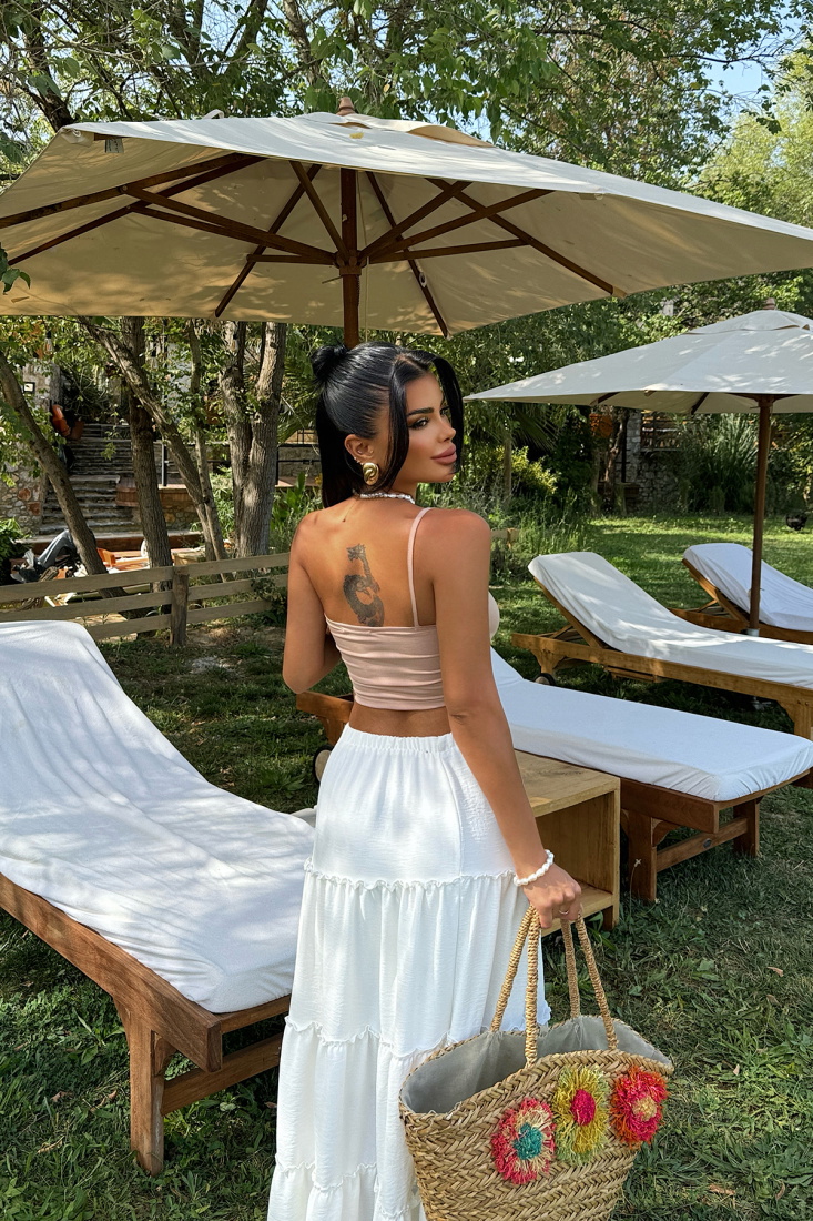 Askı Detay Crop Top ATE8306 - EYYO
