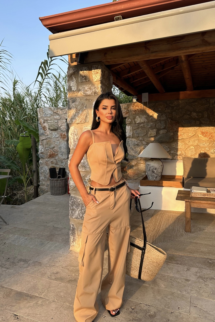 Taba Askılı Pantolonlu Takım ATE8180 - EYYO