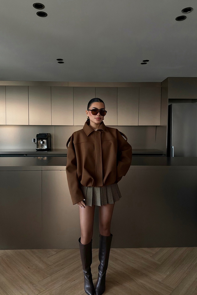 Taba Bomber Ceket ATE-4740 