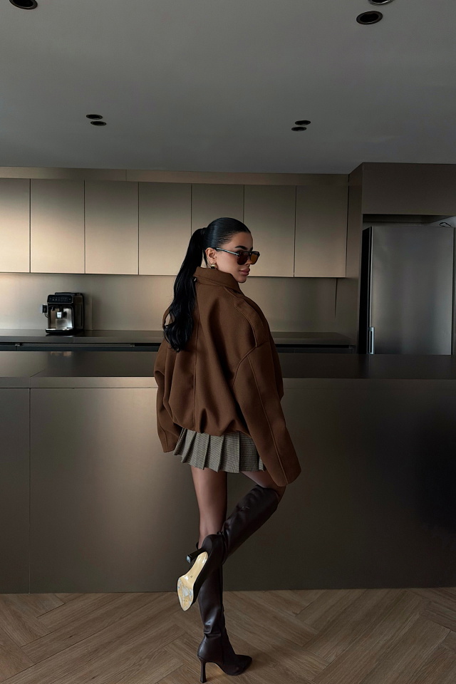 Taba Bomber Ceket ATE-4740 - 4