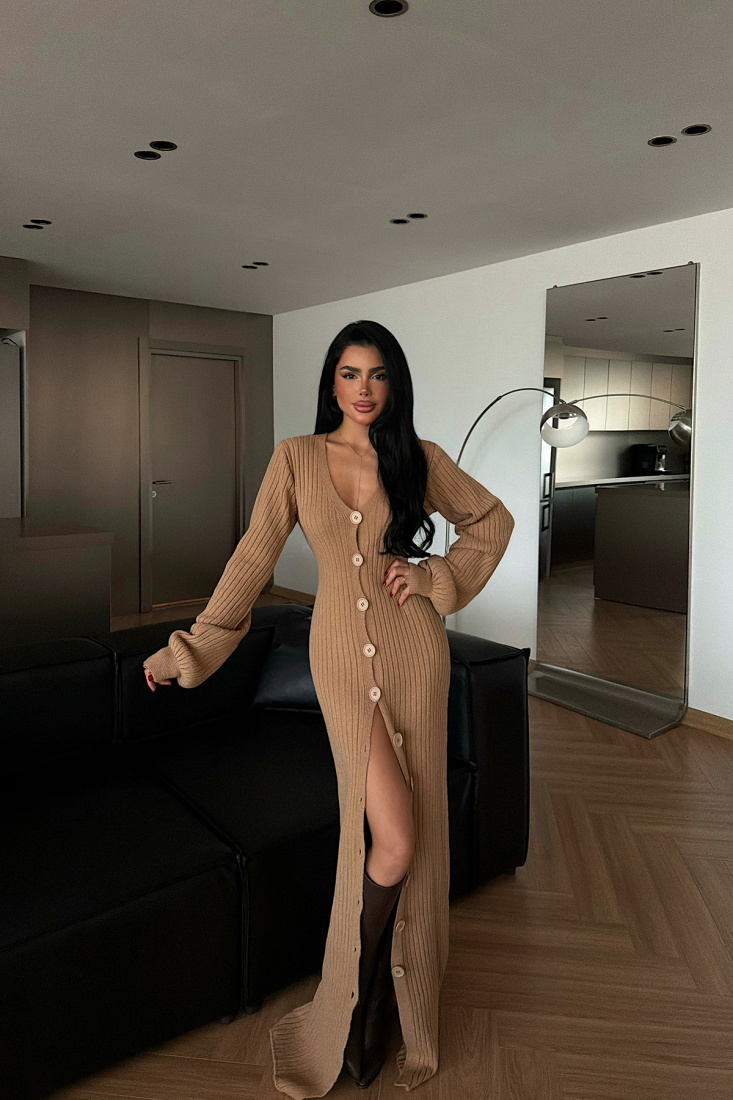 Taba Ophelie Triko Elbise ATE-4462 - EYYO