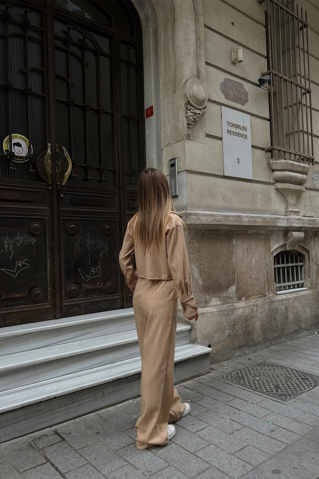 Taba Gömlek Yaka Takım ATE5149 - 4