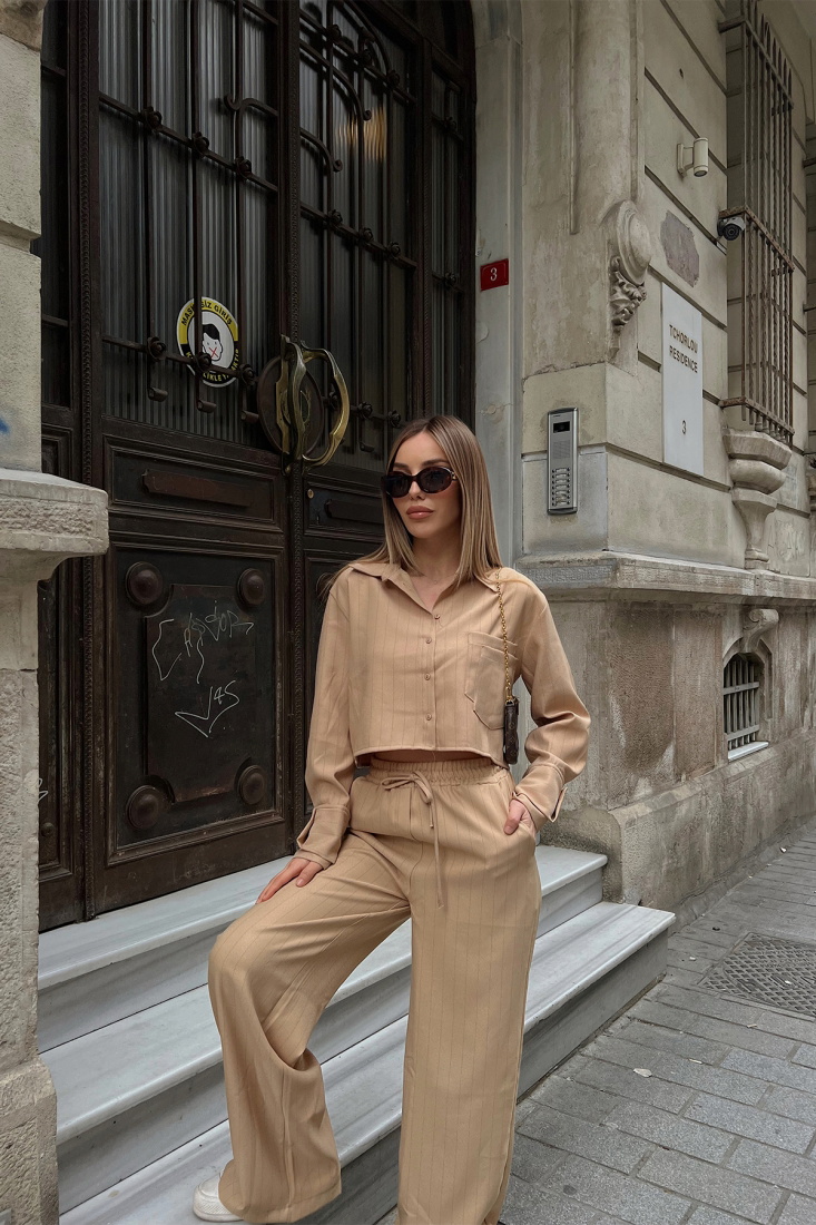 Taba Gömlek Yaka Takım ATE5149 - EYYO