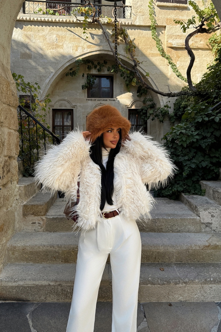 Taba Peluş Şapka ATE-1788 - EYYO