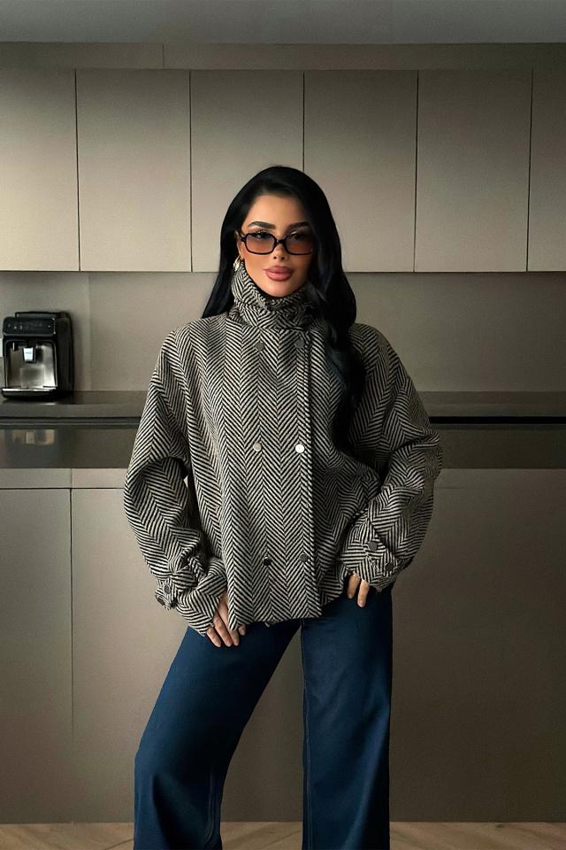 Taş Rengi Cherie kaban ATE-4343 - 2