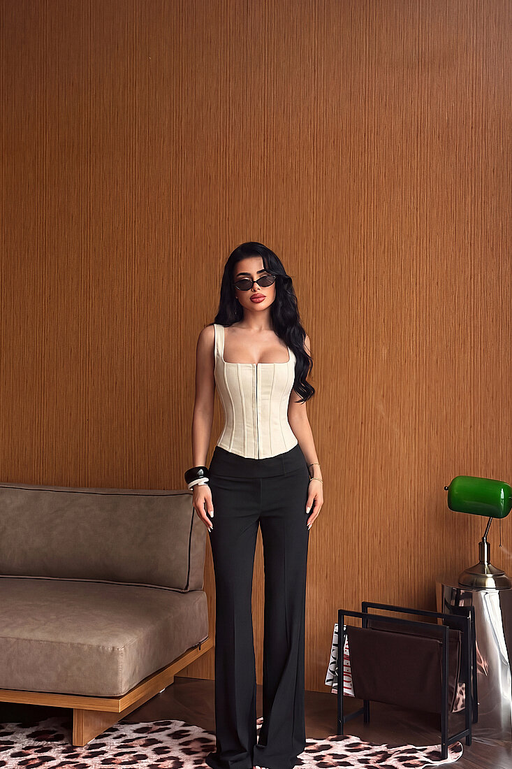 Taş Crop Top ATE-5739 - EYYO
