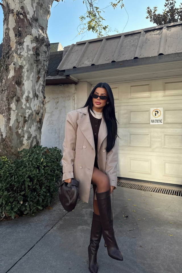 Taş Alessandro Kısa Trençkot ATE-2065 - 6