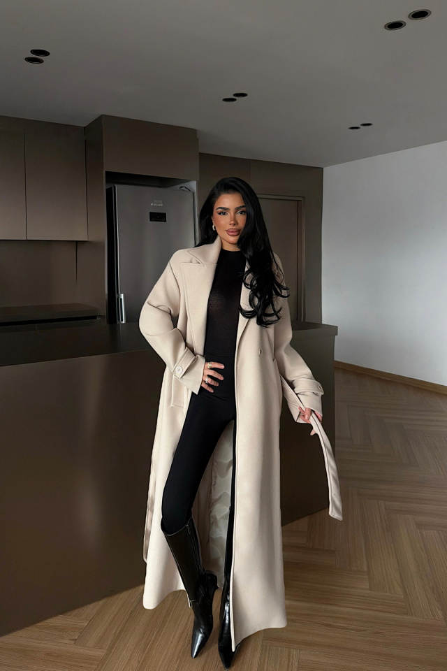 Taş Rengi Samuel Uzun Kaban ATE-4479 - 3