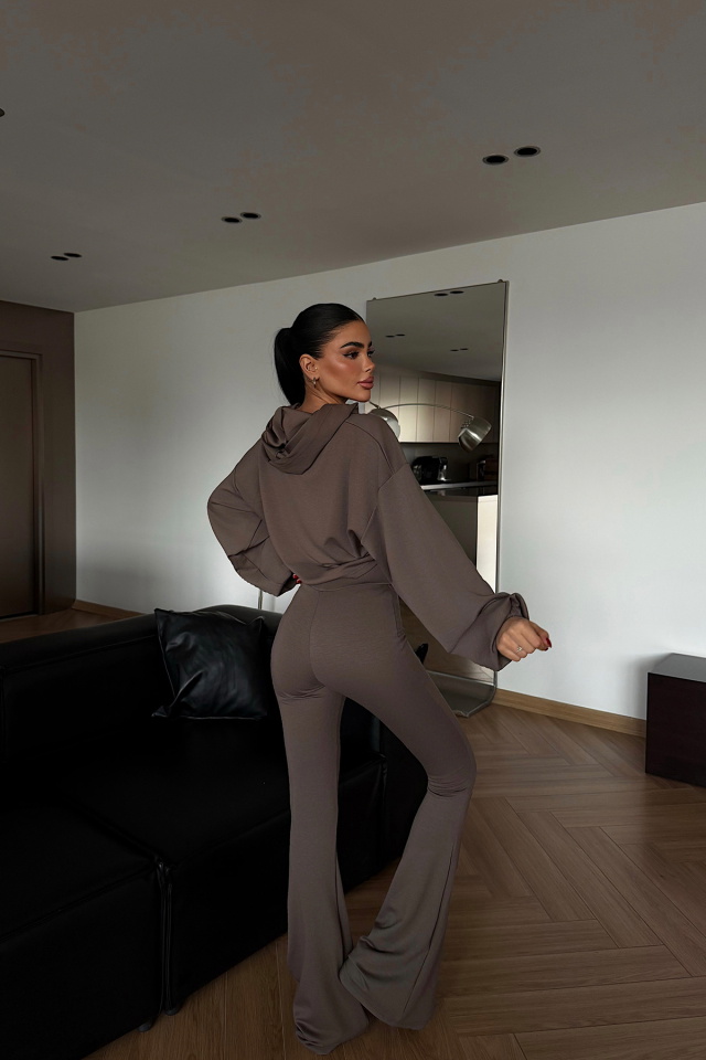 Taş Rengi Kerrie Eşofman Takım ATE-4150 - 4