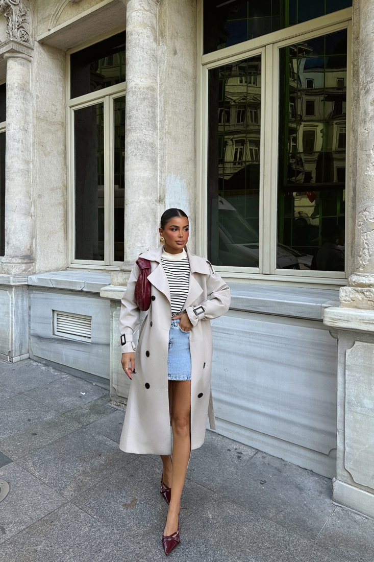 Taş Osanna Trençkot ATE-1634 - EYYO