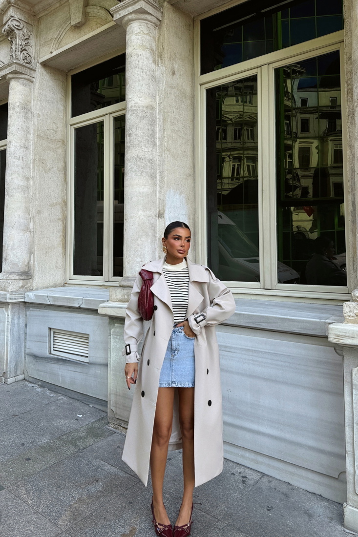 Taş Osanna Trençkot ATE-1634 - EYYO