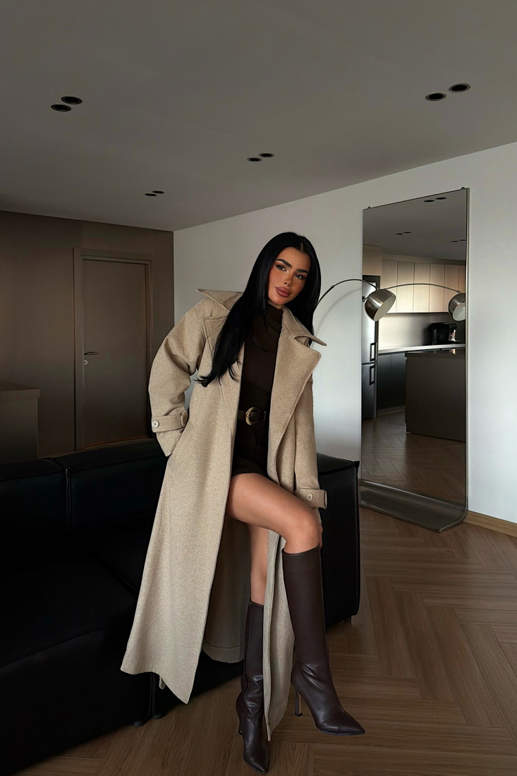 Taş Rengi Mathily Kaban ATE-4492 - EYYO