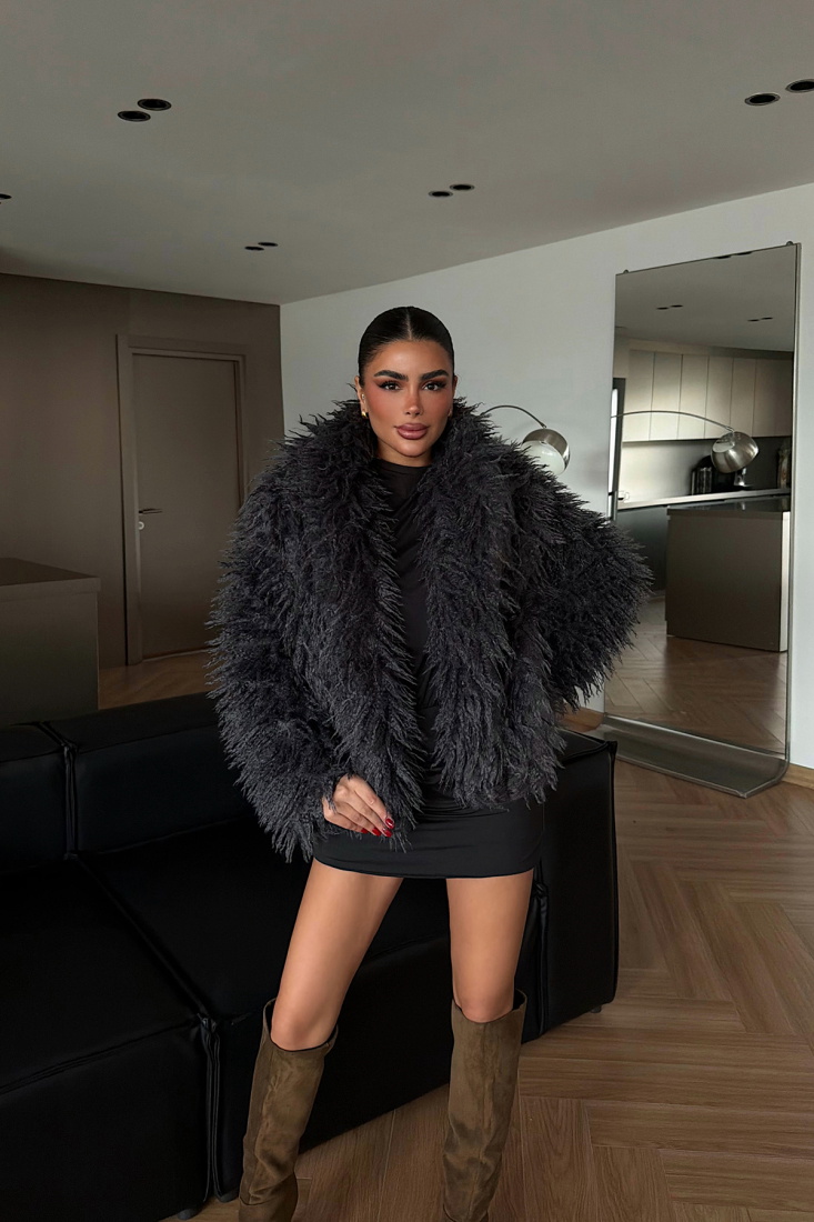 Taş Rengi Mayfair kürk ATE-4320 - EYYO