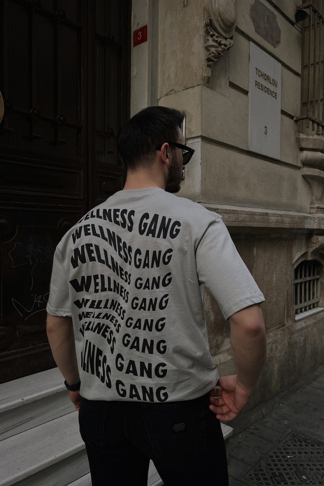 Taş Wellness Gang Baskılı Tişört ATE4414 