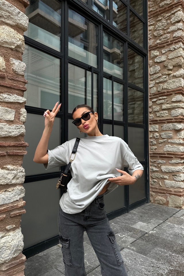 Taş Wellness Gang Baskılı Tişört ATE5078
