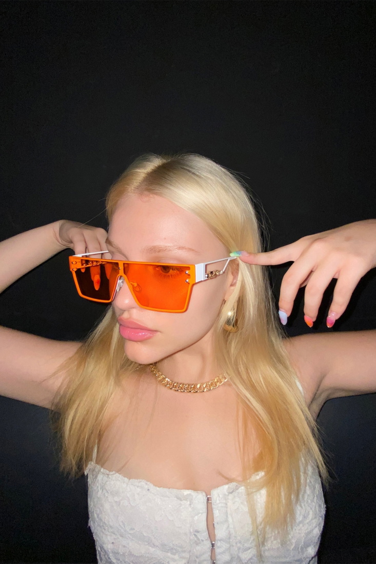 Turuncu Gradient Gözlük ATE3740 - EYYO