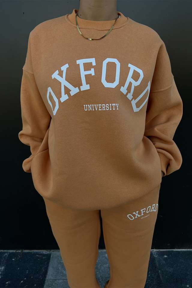 Turuncu Oxford Baskılı Takım ATE2183 - 2