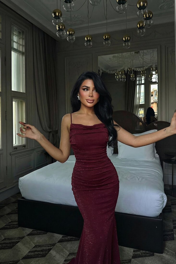 Vişne Çürüğü Gorria Elbise ATE-4471 - EYYO