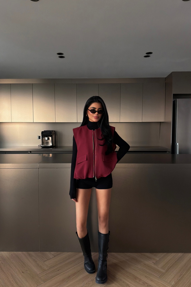 Vişne Çürüğü Hacciko Yelek ATE-2120 - 2