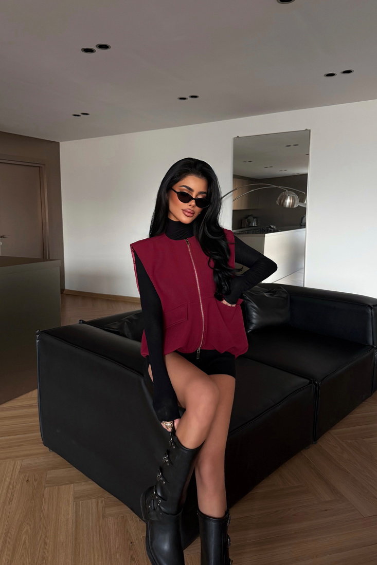 Vişne Çürüğü Hacciko Yelek ATE-2120 - EYYO