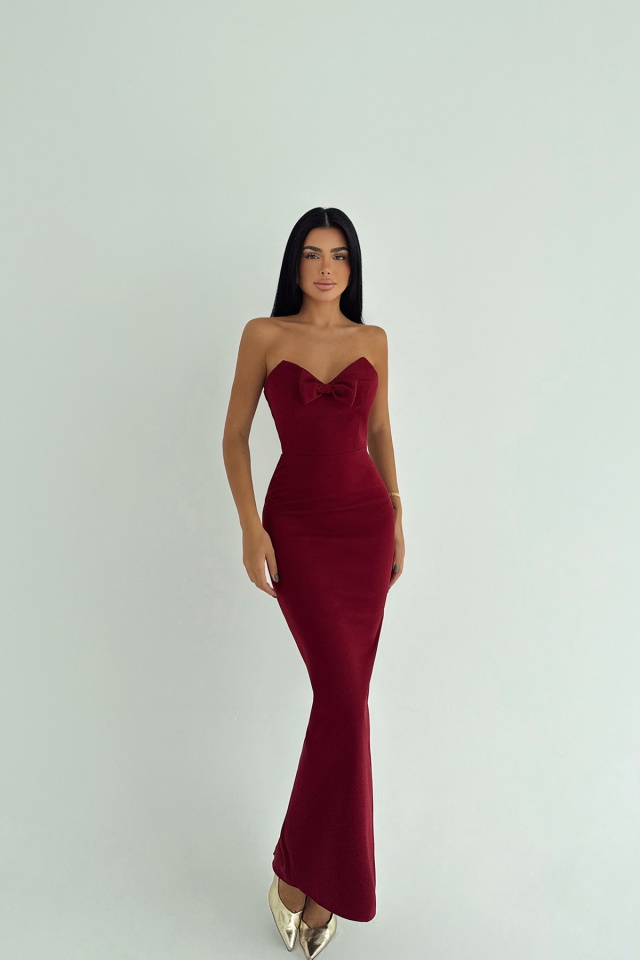 Vişne Çürüğü Cressida Elbise ATE-3234 - 2