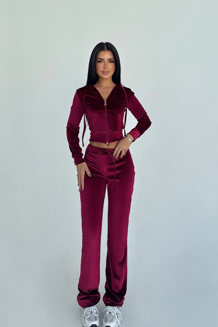 Vişne Çürüğü Bethany Kadife Takım ATE-3717 - EYYO